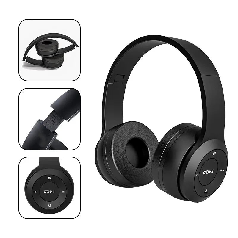 Wireless Headphones ,Headphone Earphone P47 headset Bluetooth